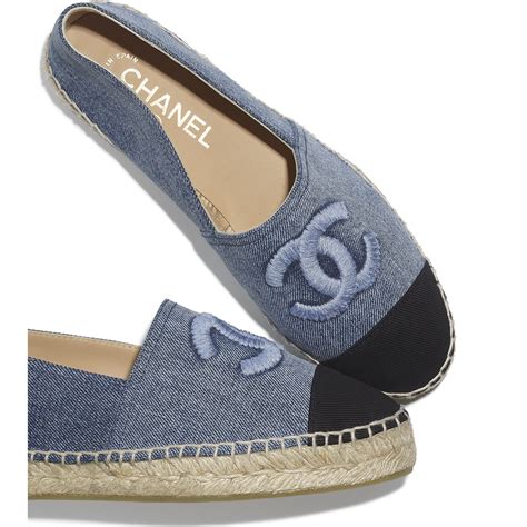 chanel denim espadrilles sale.